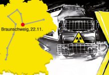 Castor-Blockade in Braunschweig: Protest gegen Endlager Gorleben