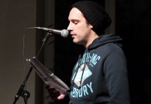 Lesebühne Bumsdorfer Auslese im Mai Gerrit Wilanek