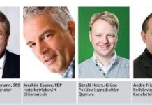 Wahldiskussion mit sechs Kandidaten