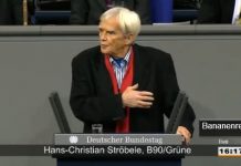 Ströbele im Bundestag: „Ich hab`mal `ne Frage.“