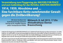 1914, 1939, Hiroshima und … Eine furchtbare Kette zunehmender Gewalt gegen die Zivilbevölkerung?