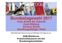 DGB-Wahlforum Bundestagswahl 2017