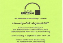 Zur Bundestagswahl: „Umweltpolitik abgemeldet?“
