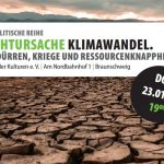 Plakat Fluchtursache Klimawandel