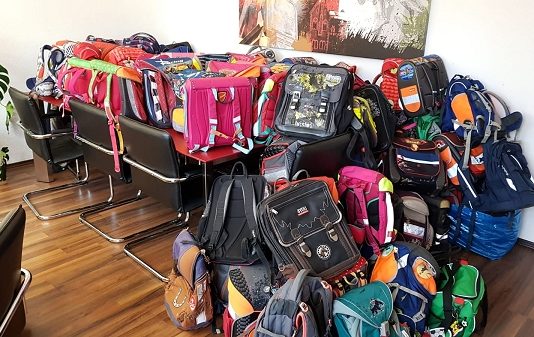 Kostenlose Schulranzen ab Samstag, 7. März 2020