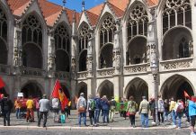 1.Mai: Naziveranstaltung verboten – erfolgreiche Protestveranstaltung des Bündnisses in Braunschweig!