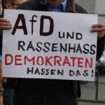 Plakat AFD Rassenhass