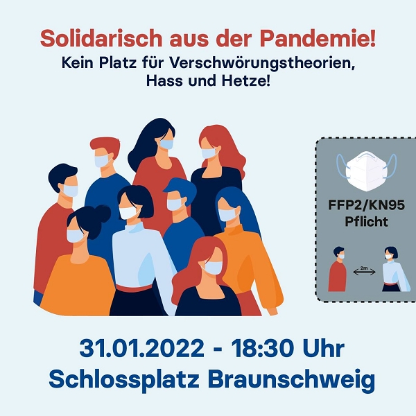 Sharepic_Kundgebung_310122_Solidarisch aus der Pandemie