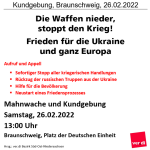 Die Waffen nieder