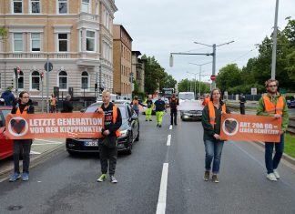 Erneute Blockade der Letzten Generation am Erdüberlastungstag