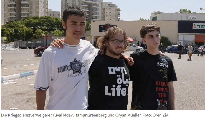 3 Israelis verweigerer