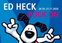 ED HECKS BUNTE BILDERWELTEN IN DER GALERIE JAESCHKE