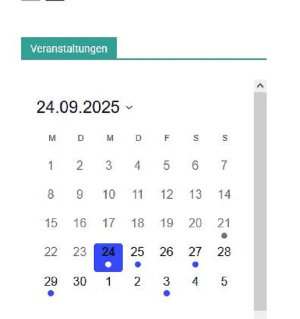 Veranstaltungskalender
