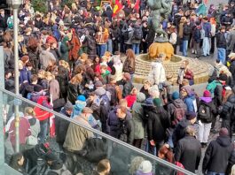Schulstreik gegen Wehrpflicht in Braunschweig
