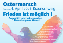 Herzliche Einladung zum Ostermarsch – Frieden ist möglich!