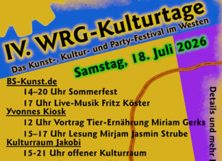 Kulturtage in Braunschweigs Westen am 18. Juli